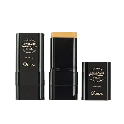 Eraser Foundation Stick Water Moist Light Concealer Foundation Covering Acne Scarring Dark Under-Eye Circles Face Beauty Makeup